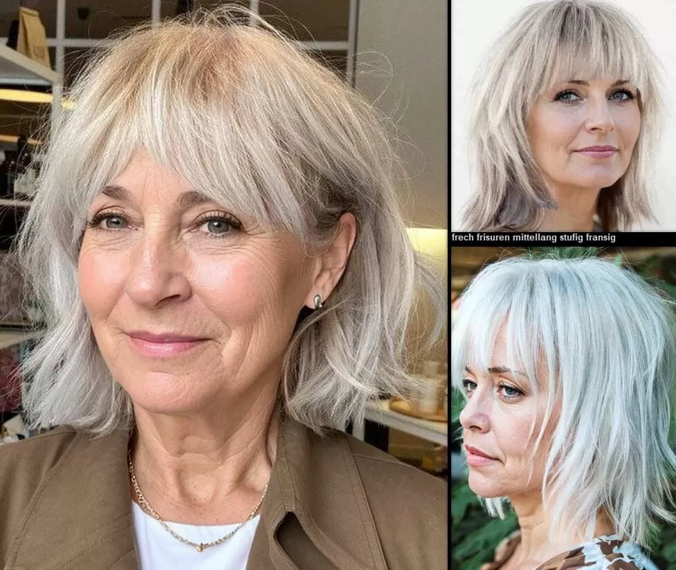Frech Frisuren Mittellang Stufig Fransig (Der neue Trend in 2023!) Frisuren Mittellang Mittellange Haare 