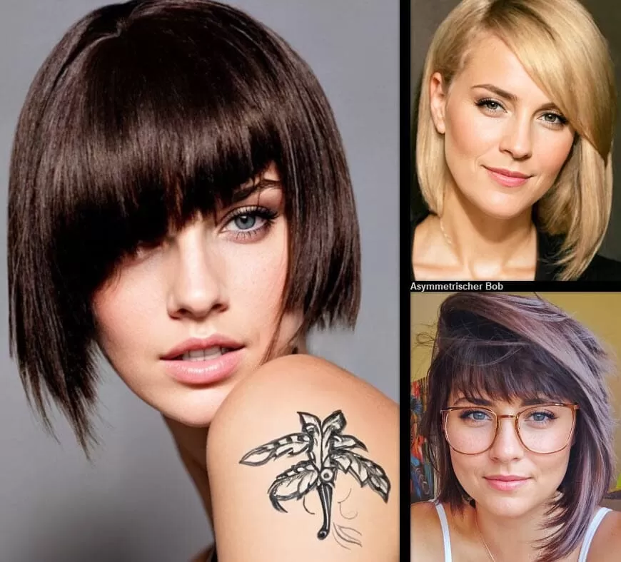 Asymmetrischer Bob | 2023 (Revolutionieren Sie Ihren Stil Jetzt!) Bob Frisuren Frisuren Mittellang 