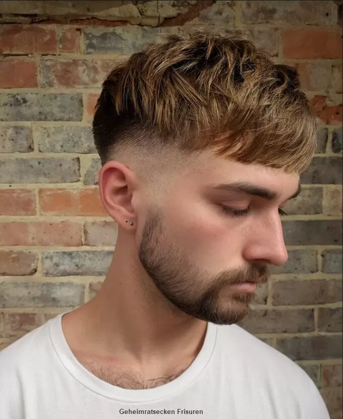 Geheimratsecken Frisuren (Tarnen Sie Kahlheit Geschickt!) Herren Frisuren 